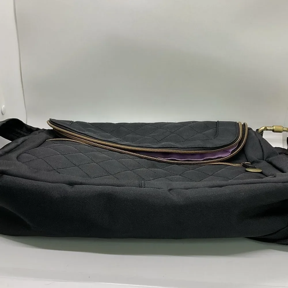Travelon Quilted Black Crossbody Bag